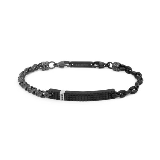 Armband Marlù Herr Icons in Stahl 30BR0033N - 30BR0033N